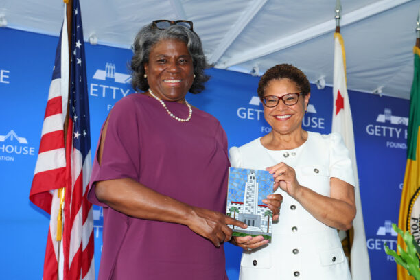 Ambassador Linda Thomas-Greenfield and Mayor Karen Bass